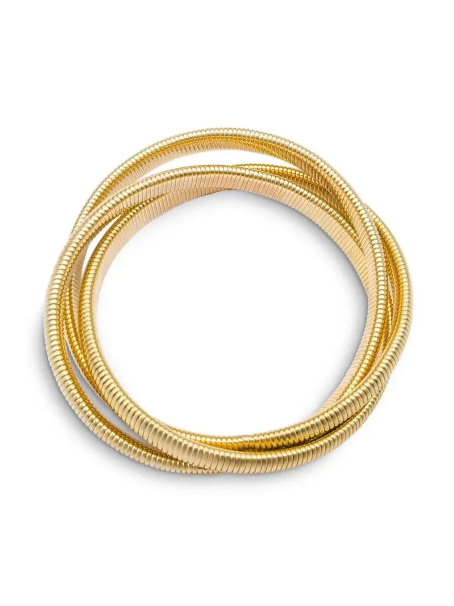 Браслет Serpenti Omega Cobra с переплетающимися элементами, покрытый розовым золотом, для большого — изображение 3 из 3