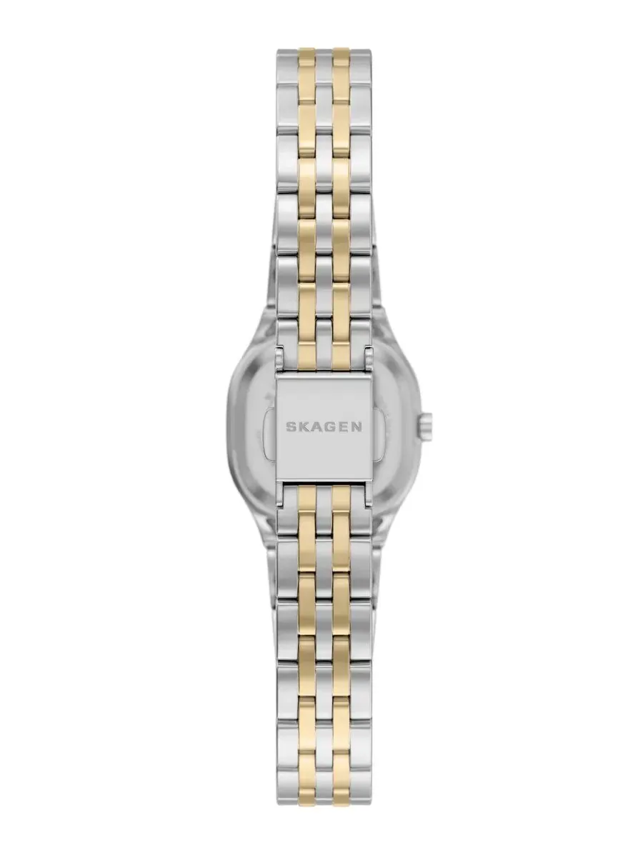 Женские часы Mellem Micro Quartz Two-Hand Two-Tone Stainless Steel Less Than Skagen — изображение 3 из 7, оттенок мульти