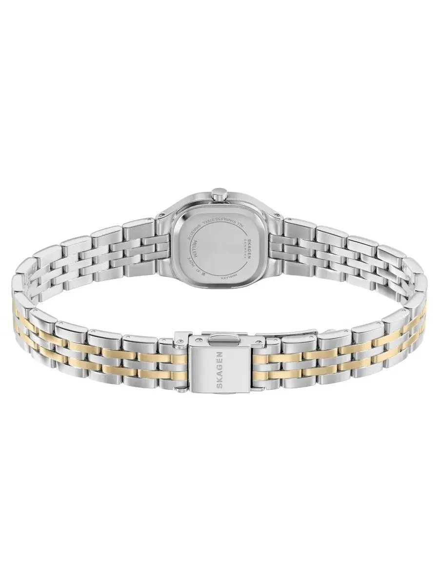 Женские часы Mellem Micro Quartz Two-Hand Two-Tone Stainless Steel Less Than Skagen — изображение 6 из 7, оттенок мульти