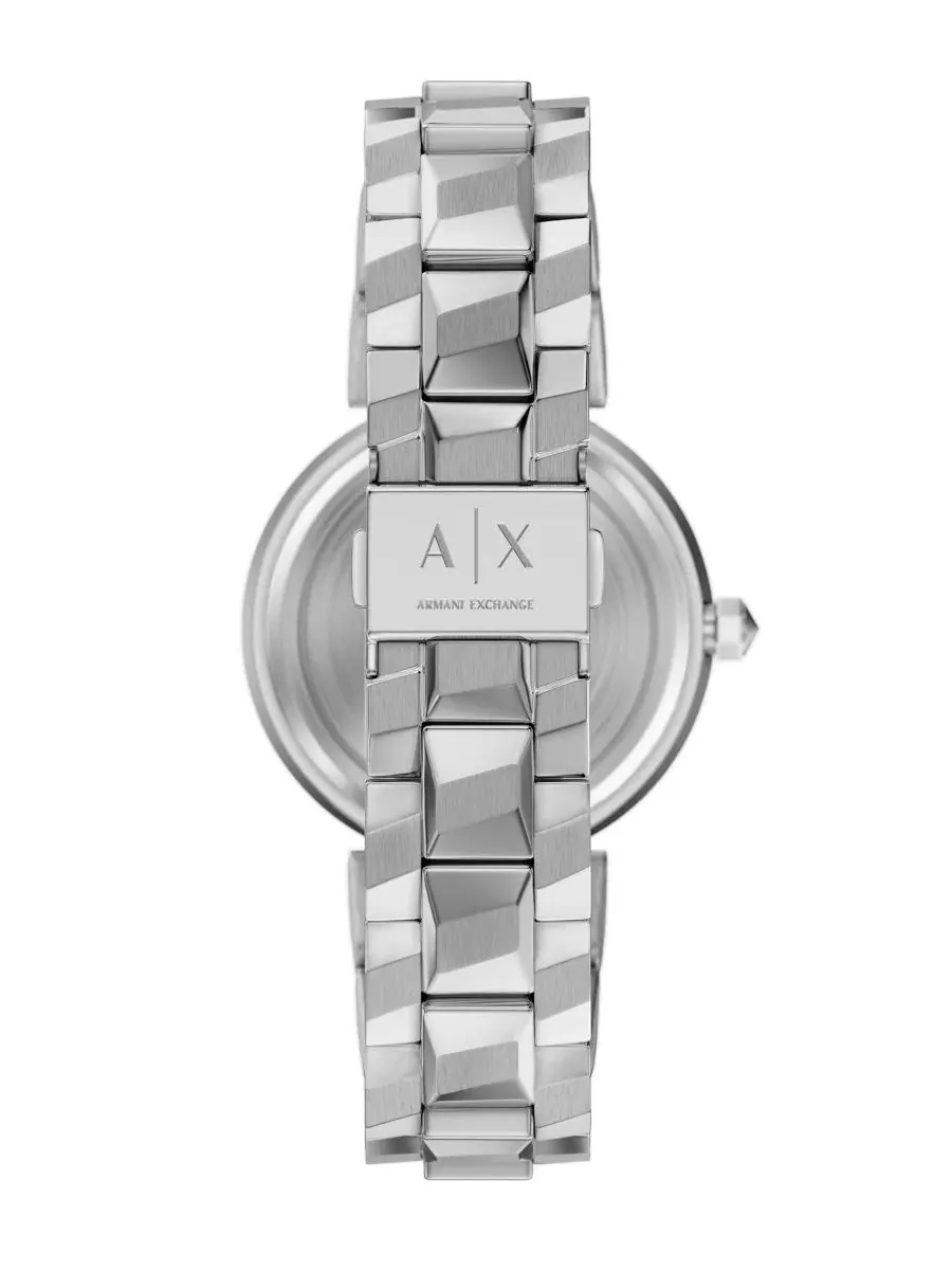 Женские часы Audora Two-Hand из нержавеющей стали A|X Armani Exchange — изображение 3 из 7, оттенок серебряный