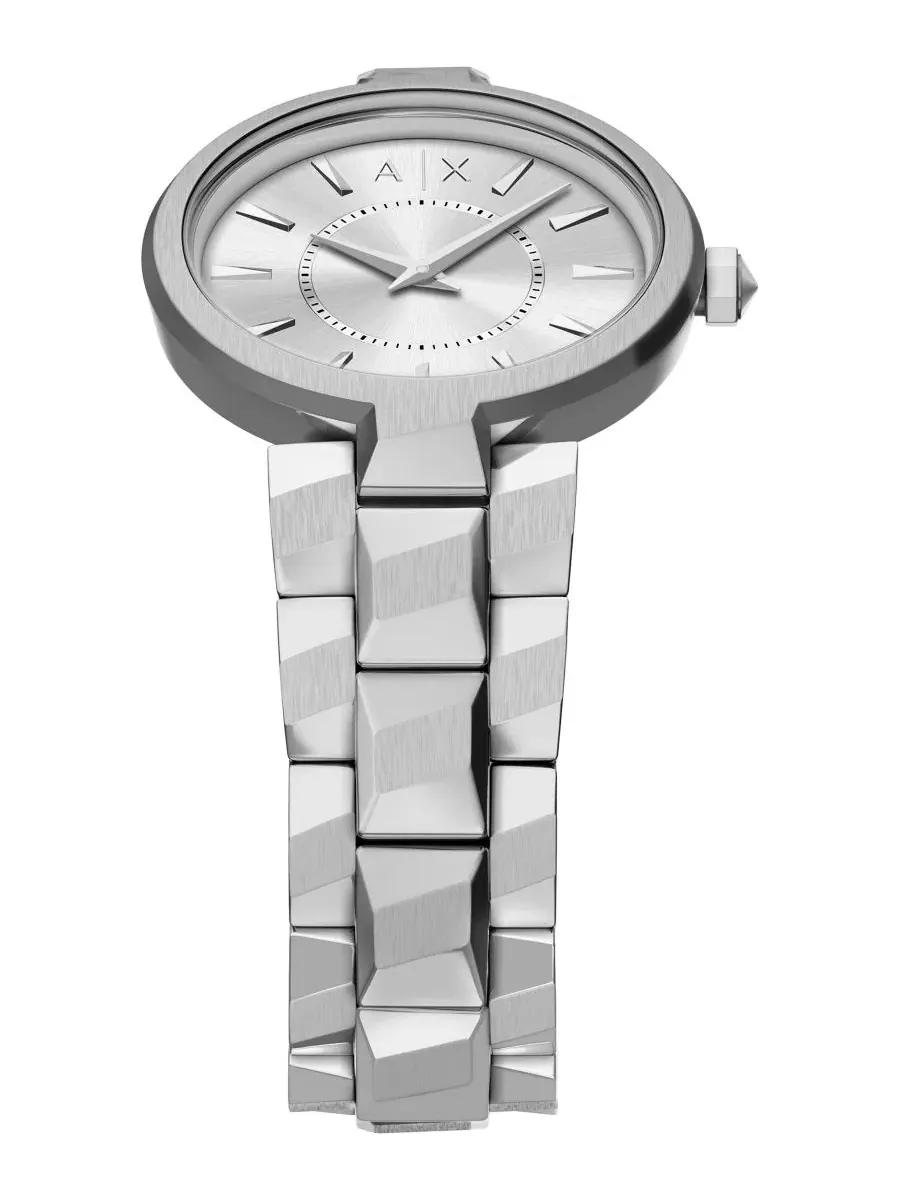 Женские часы Audora Two-Hand из нержавеющей стали A|X Armani Exchange — изображение 5 из 7, оттенок серебряный
