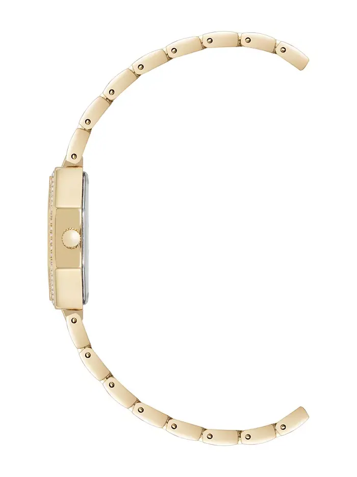Женские часы Quartz Unique Octagonal в золотистом металлическом сплаве, 26mm Anne Klein — изображение 2 из 3