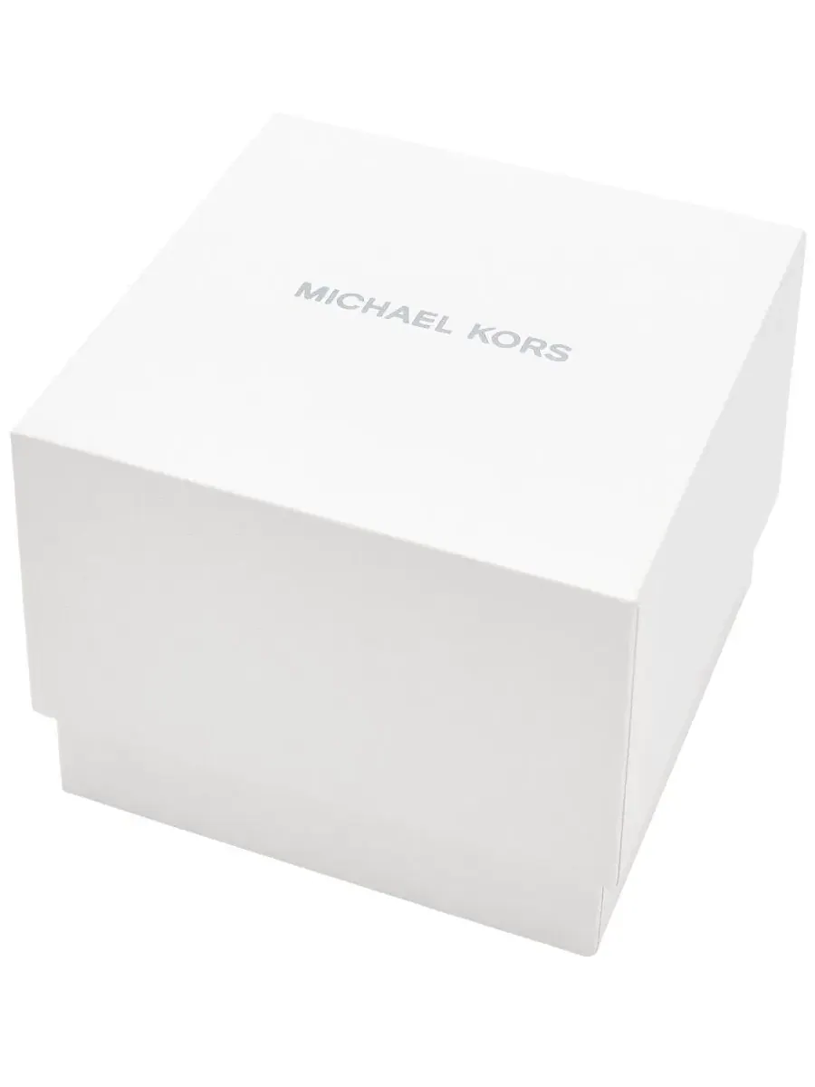 Браслет-манжета и серьги с инкрустацией Michael Kors — изображение 4 из 6, оттенок серебряный