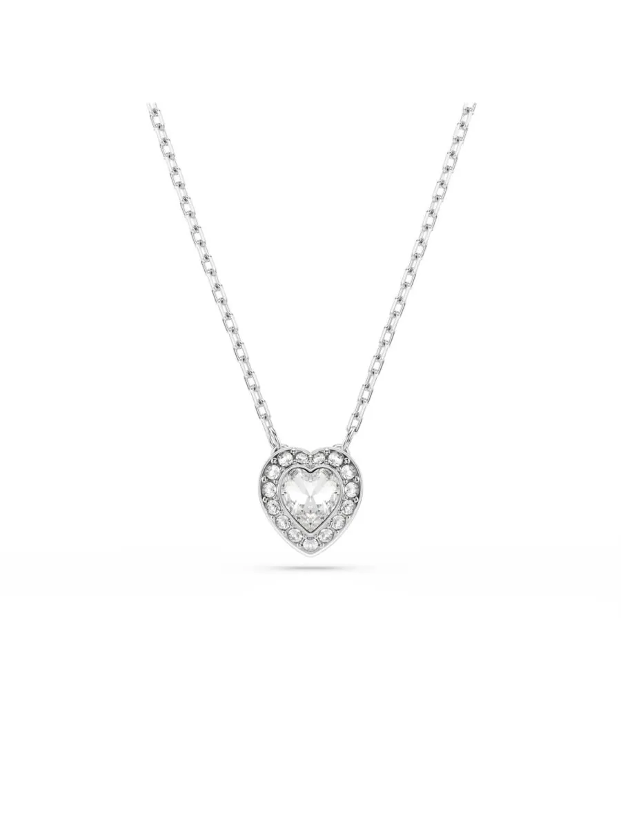 Подвеска в виде сердца с родиевым покрытием от Ariana Grande x Swarovski, выполненная в технике — изображение 2 из 10
