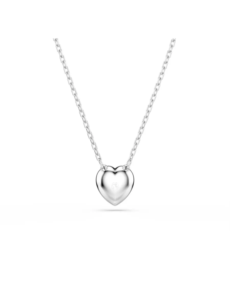 Подвеска в виде сердца с родиевым покрытием от Ariana Grande x Swarovski, выполненная в технике — изображение 4 из 10