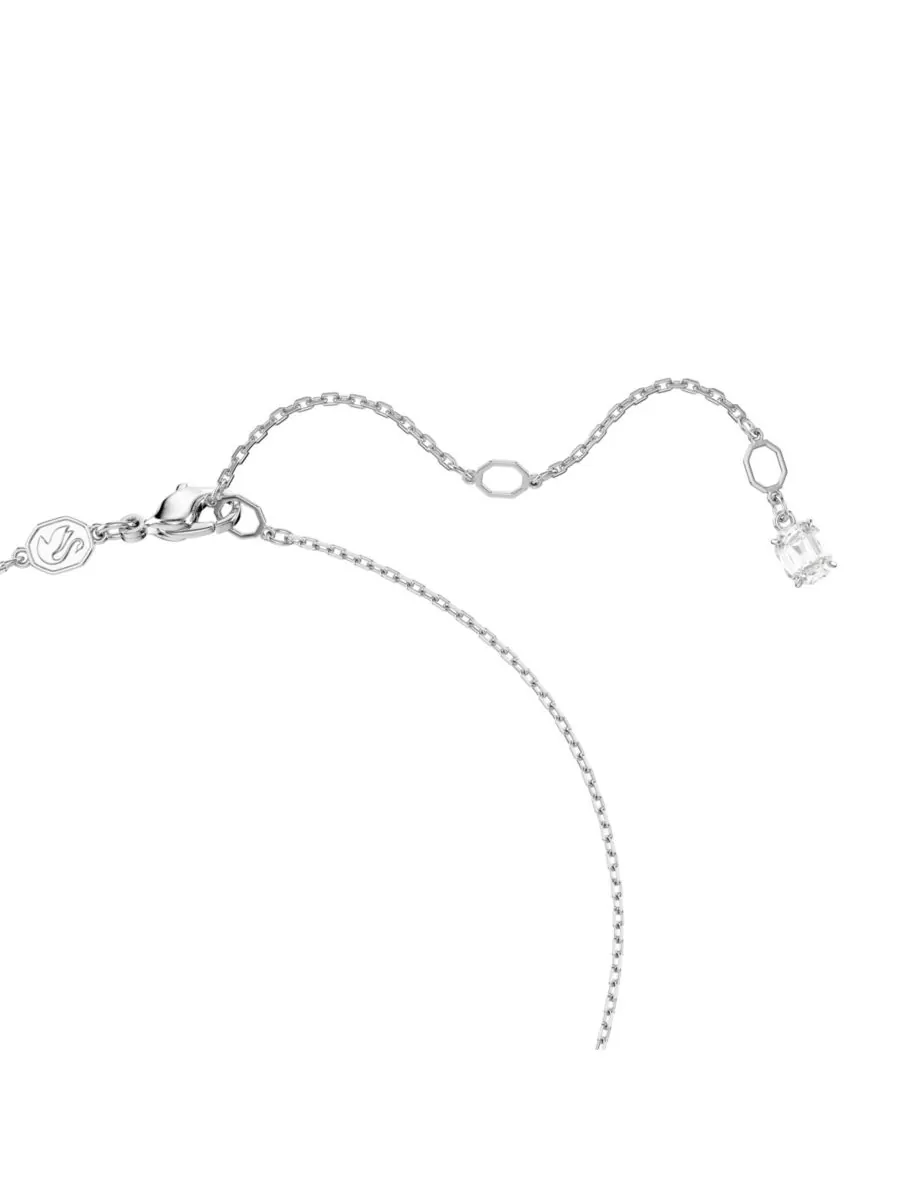 Подвеска в виде сердца с родиевым покрытием от Ariana Grande x Swarovski, выполненная в технике — изображение 5 из 10