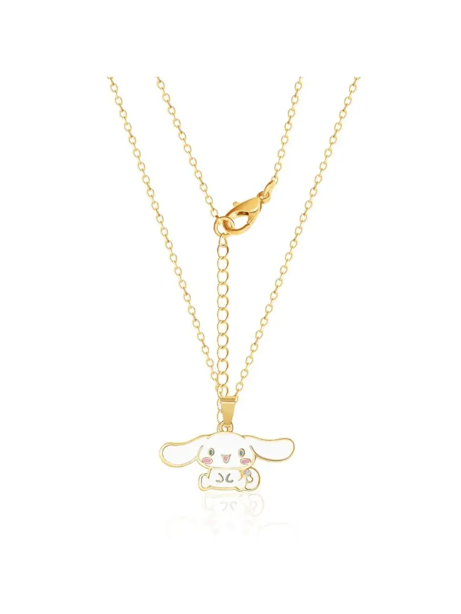 Кулон Cinnamoroll с цепочкой Hello Kitty — изображение 4 из 4, оттенок золотистый белый