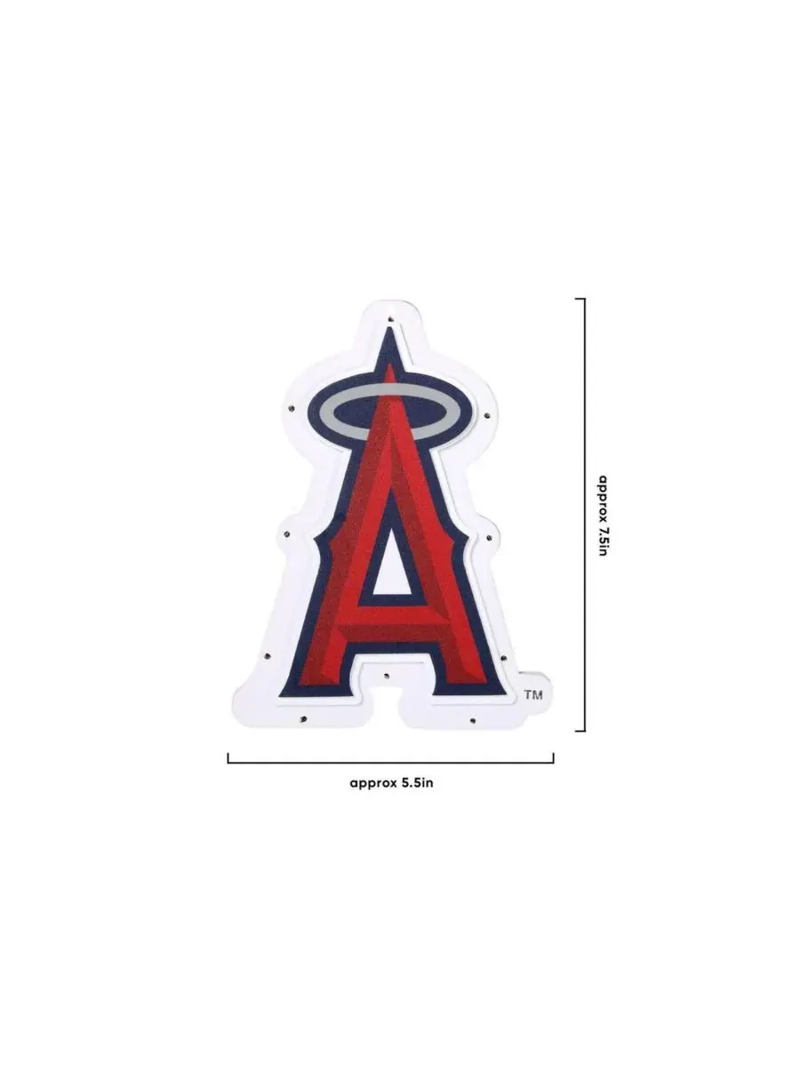 Подсвеченная цепочка с большим логотипом Los Angeles Angels Foco — изображение 2 из 3, оттенок нет цвета
