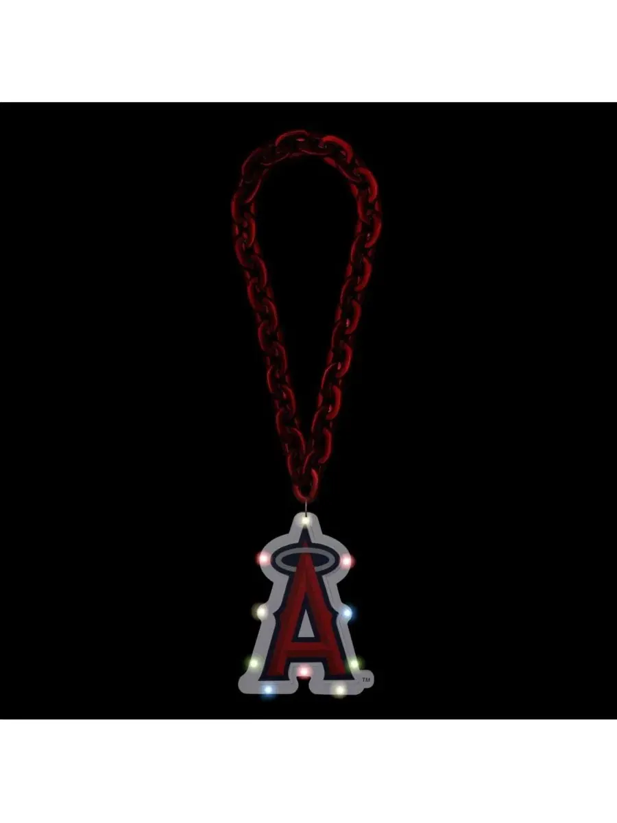 Подсвеченная цепочка с большим логотипом Los Angeles Angels Foco — изображение 3 из 3, оттенок нет цвета