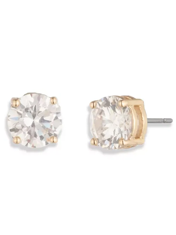 Серьги-Гвоздики с кубическим цирконием Lauren Ralph Lauren — изображение 1 из 1, оттенок золото