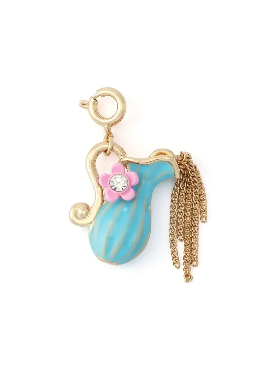 Кулон-подвеска с символом Водолея из искусственного камня, с подвеской-каплей Betsey Johnson — изображение 6 из 7