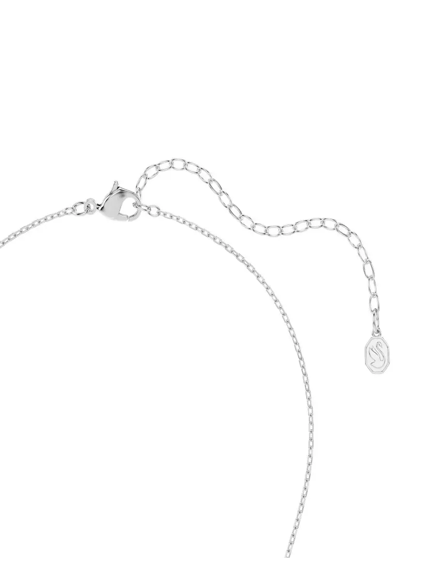 Подвеска с кристаллами и подковой Rhodium-Plated Symbolica Swarovski — изображение 4 из 7, оттенок серый