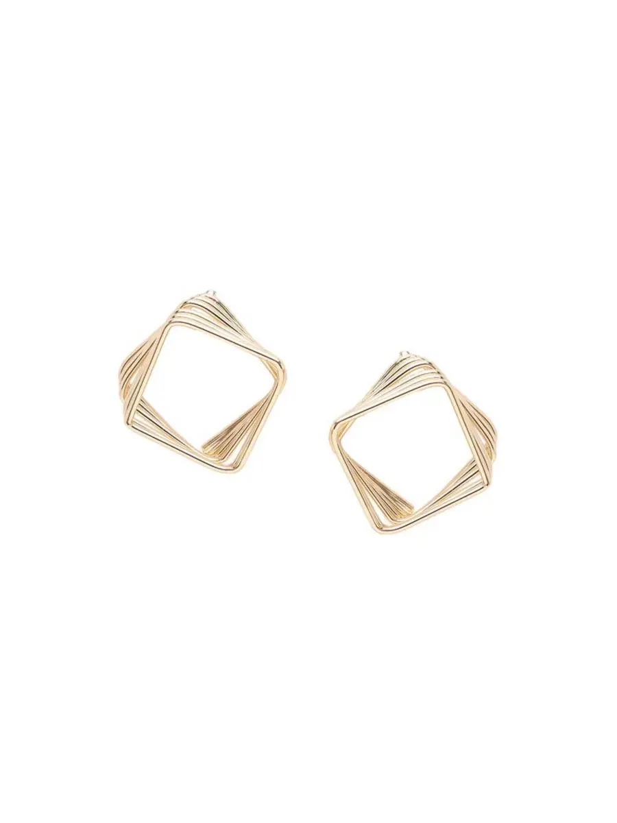 Серьги-подвески SOHI — изображение 1 из 3, оттенок золото