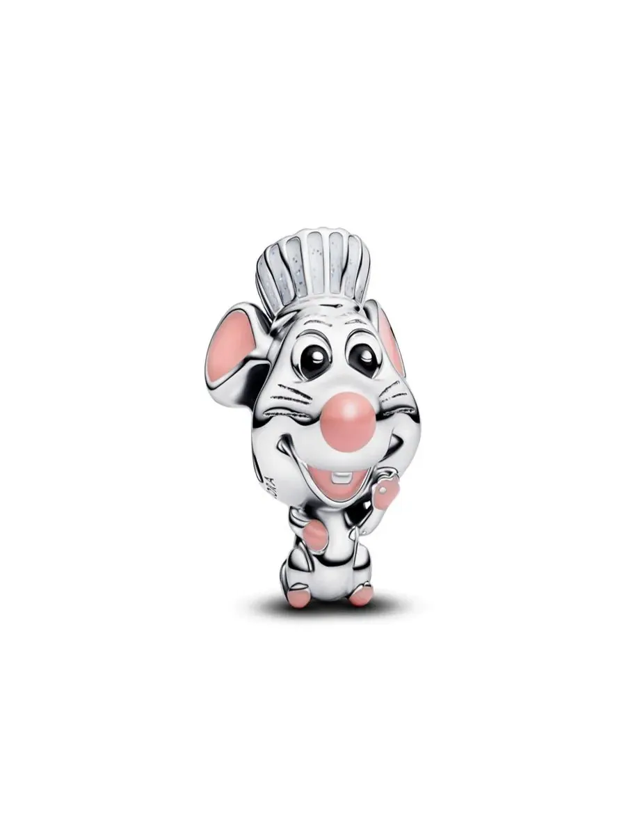 Серебряные подвески с изображением Реми из мультфильма Disney Pixar "Рататуй" Pandora — изображение 1 из 3