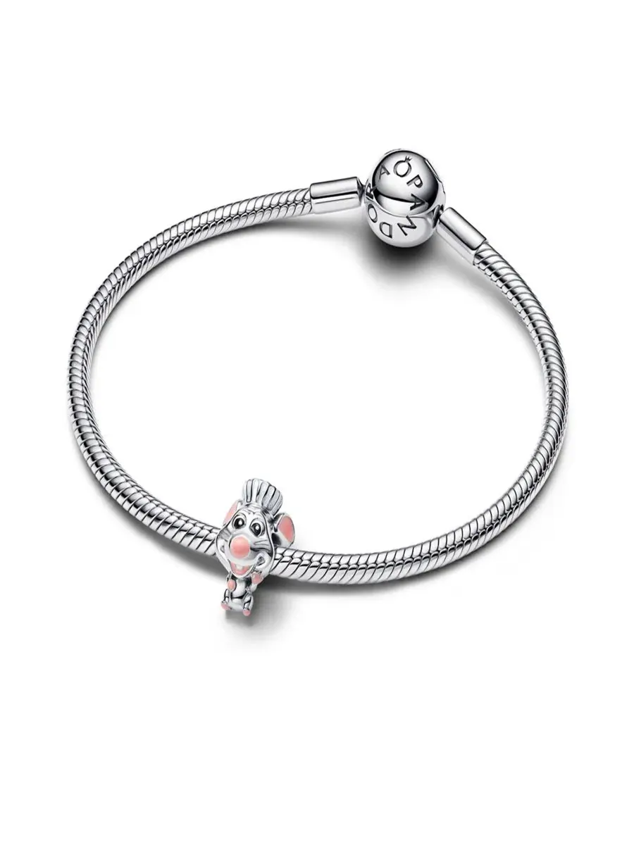 Серебряные подвески с изображением Реми из мультфильма Disney Pixar "Рататуй" Pandora — изображение 3 из 3