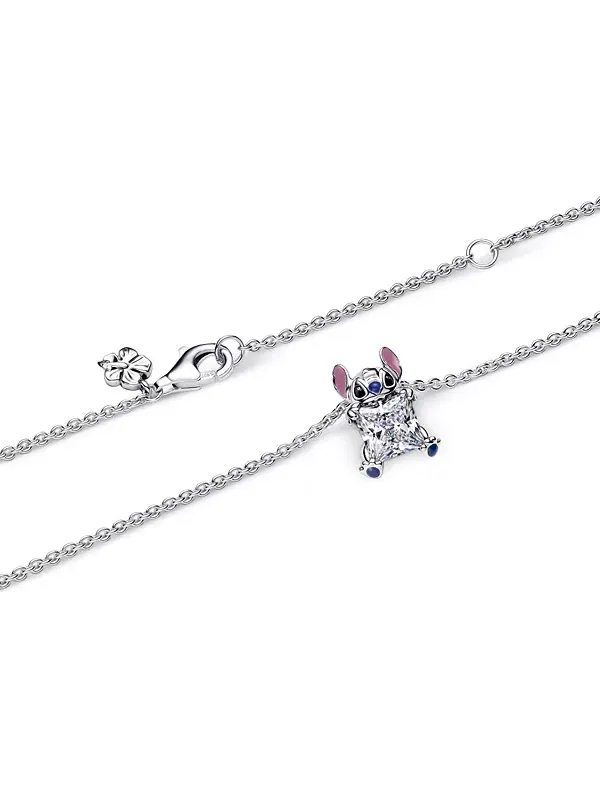 Ожерелье-Колье Disney Stitch Pandora синего цвета — изображение 3 из 4, оттенок синий