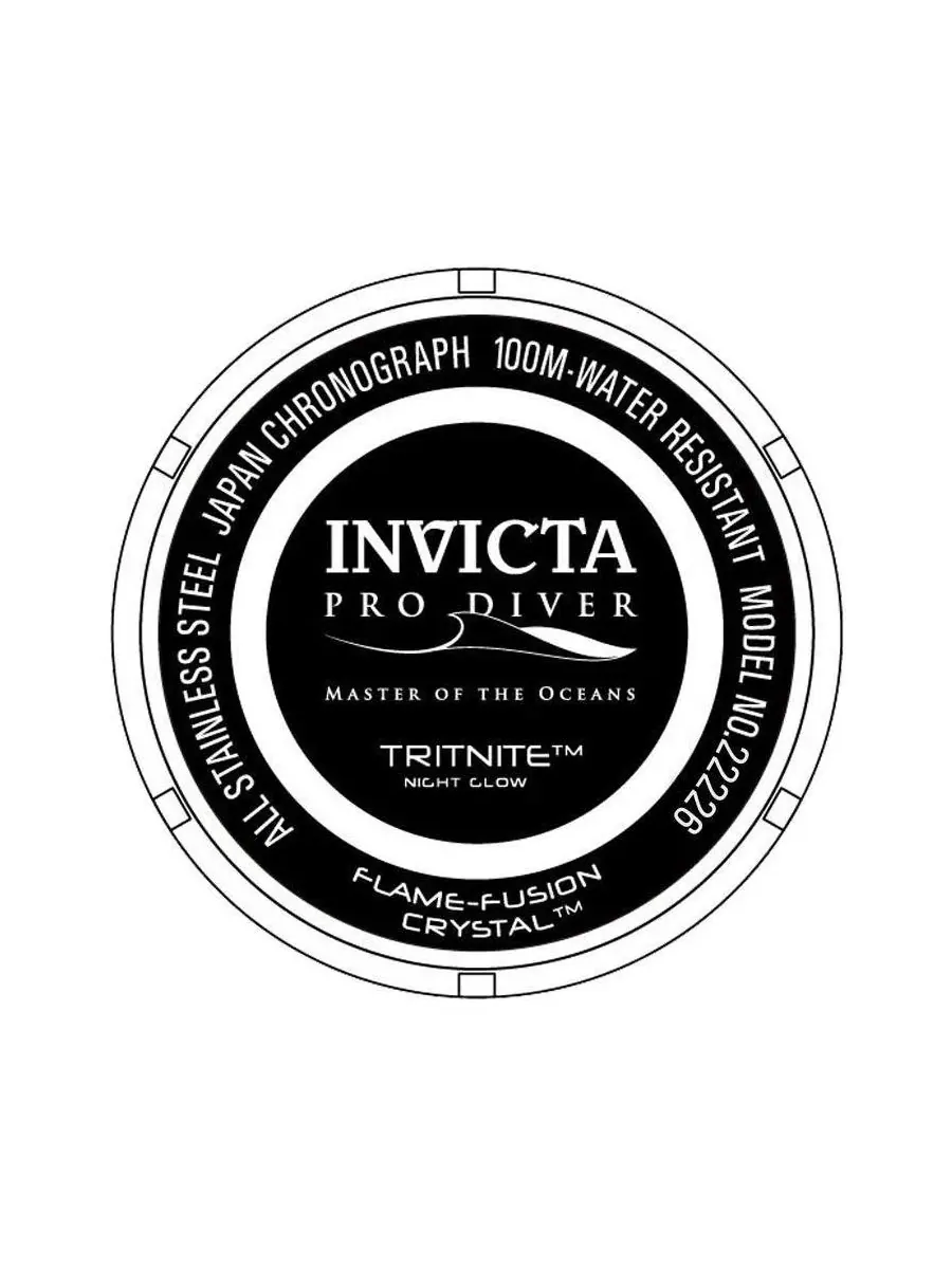 Женские часы Pro Diver Quartz Chronograph, 44 мм Invicta — изображение 3 из 3, оттенок серебристый