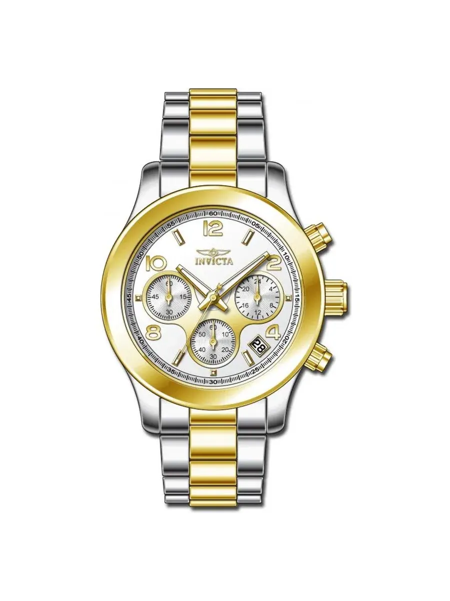 Женские часы Angel 19219 с хронографом Invicta — изображение 2 из 3, оттенок золотистый