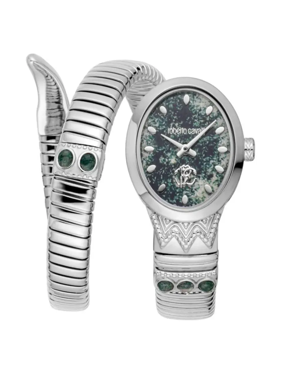 Женские наручные часы Serpente Ornato Roberto Cavalli — изображение 1 из 3, оттенок серебряный