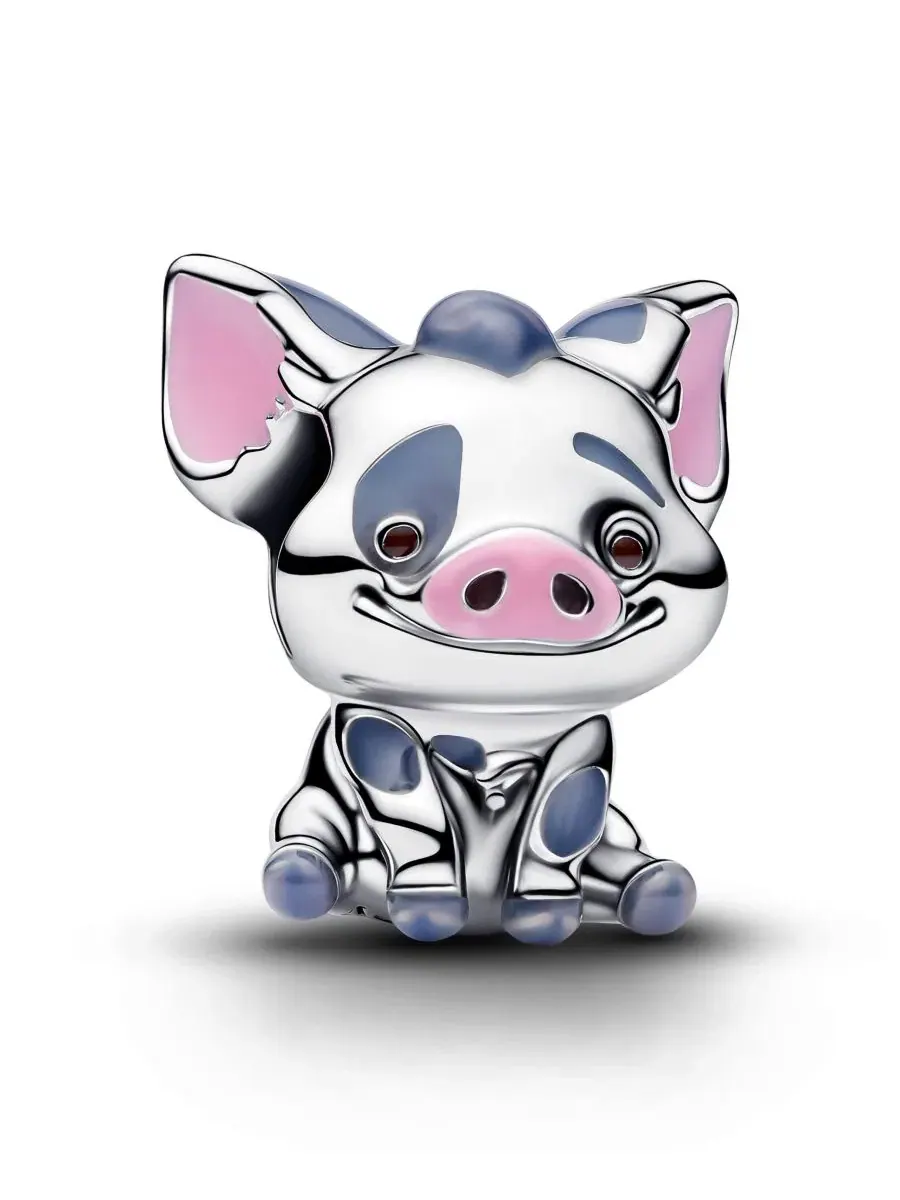 Подвеска с поросенком Пуа Disney Moana Pua The Pig Charm Pandora — изображение 1 из 4, оттенок серебристый