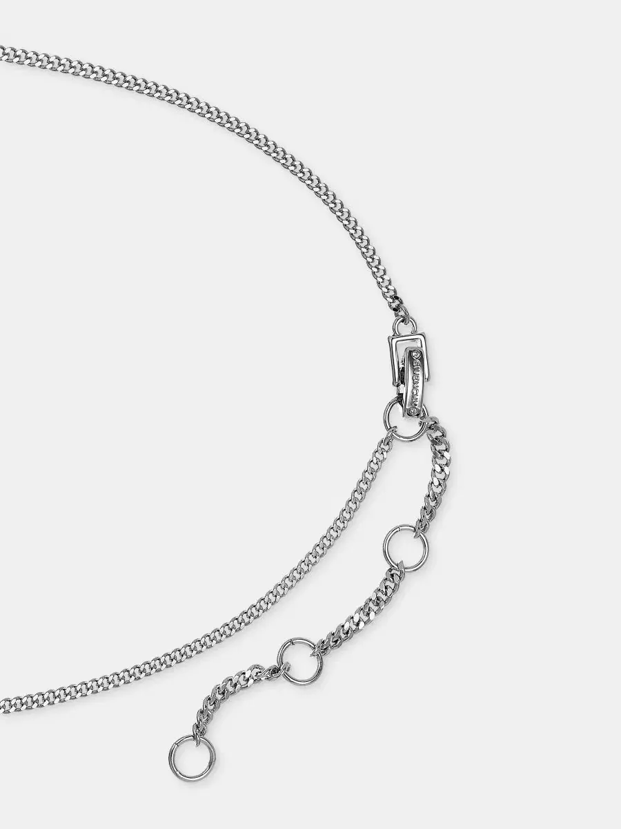 Колье с кристаллами, 16 дюймов + удлинитель 3 дюйма Givenchy — изображение 4 из 5, оттенок белый