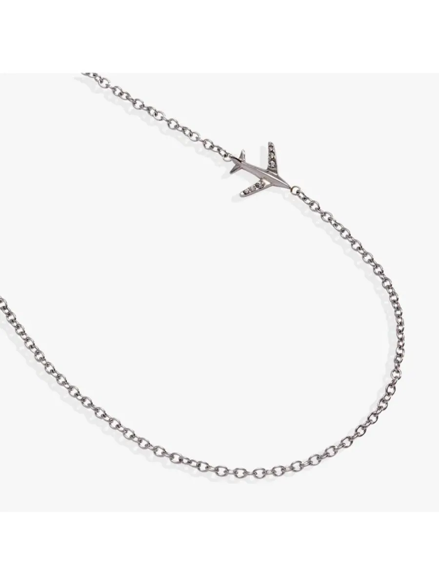 Ожерелье в виде самолета Alex And Ani