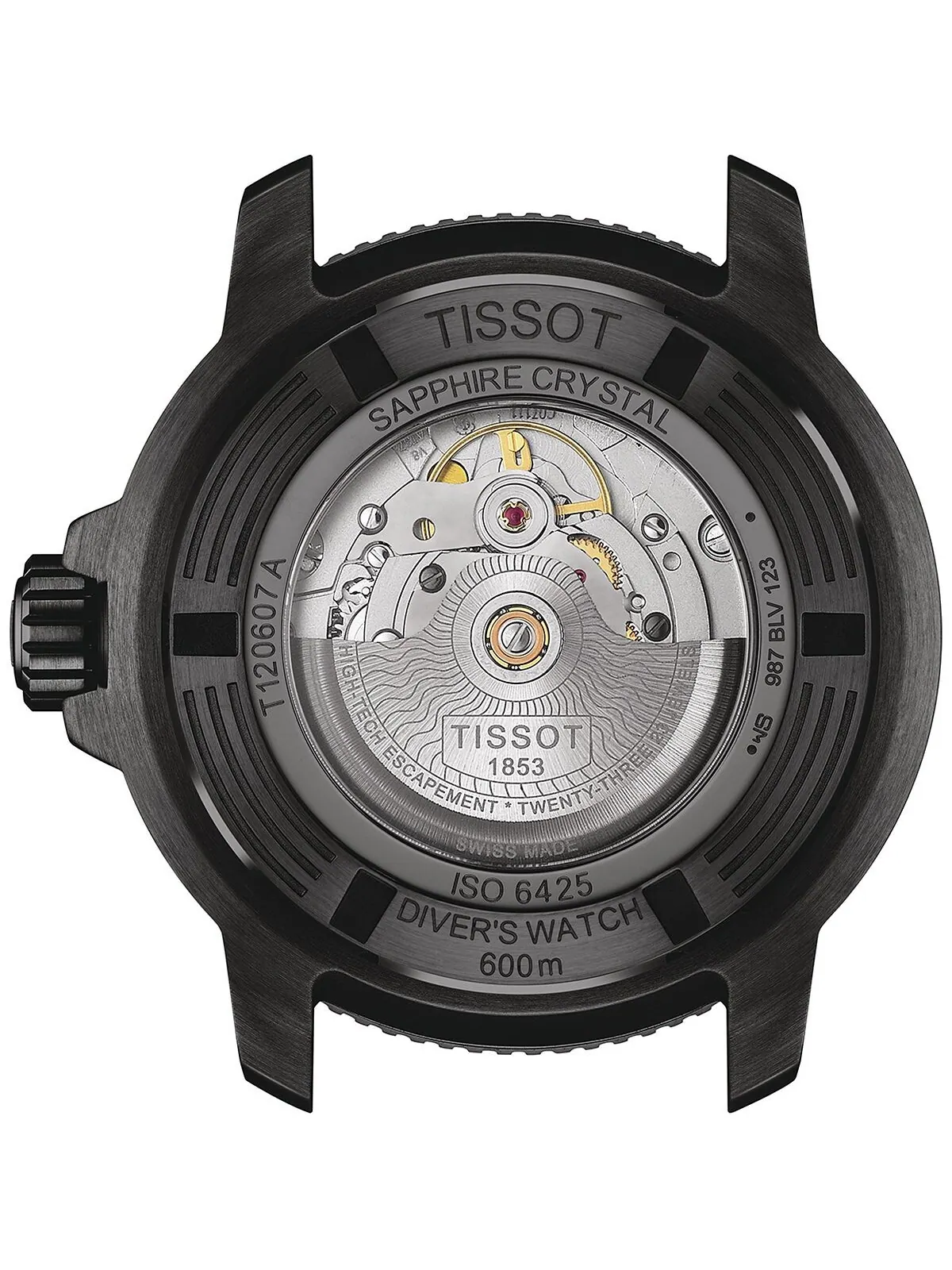 Мужские часы Seastar 2000 Professional Powermatic 80 с автоматическим двухцветным каучуковым — изображение 2 из 5