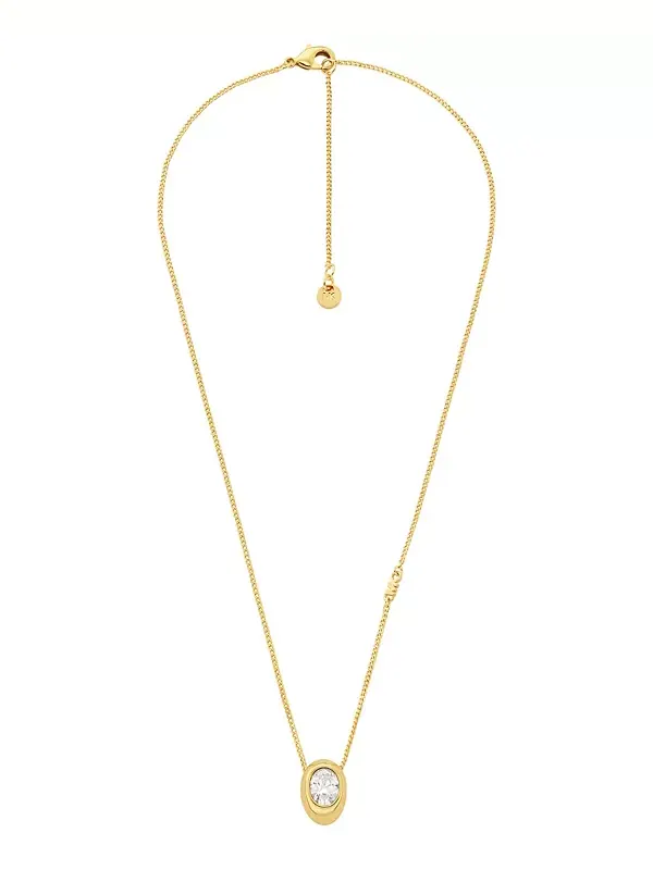 Ожерелье с овальным камнем Michael Kors — изображение 2 из 4, оттенок золото