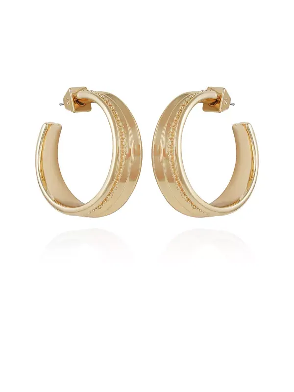 Массивные открытые серьги-кольца Vince Camuto