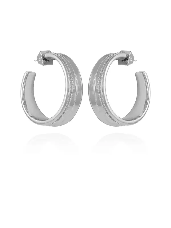 Массивные открытые серьги-кольца Vince Camuto