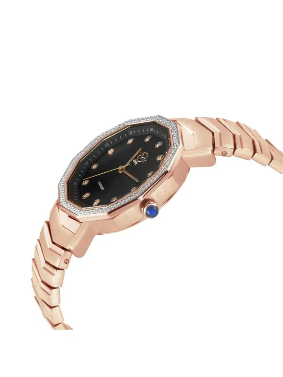 Женские часы Spello II Swiss Quartz Diamond IP Stainless Steel Bracelet Watch GV2 by Gevril — изображение 3 из 3