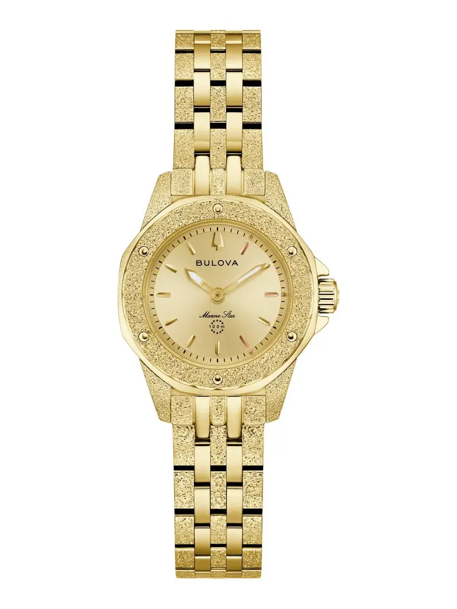 Женские наручные часы Bulova Marc Anthony Marine Star, 35 мм — изображение 1 из 5, оттенок золотистый