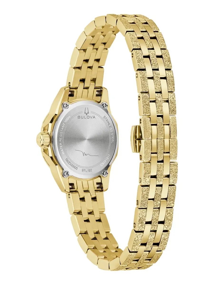 Женские наручные часы Bulova Marc Anthony Marine Star, 35 мм — изображение 5 из 5, оттенок золотистый