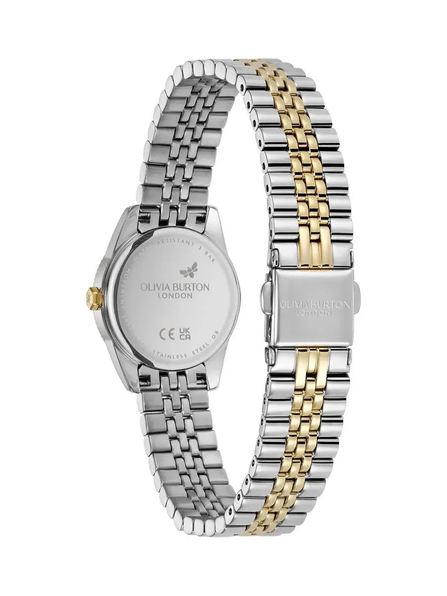 Женские часы с браслетом из нержавеющей стали 25 мм Olivia Burton — изображение 2 из 7, оттенок белый