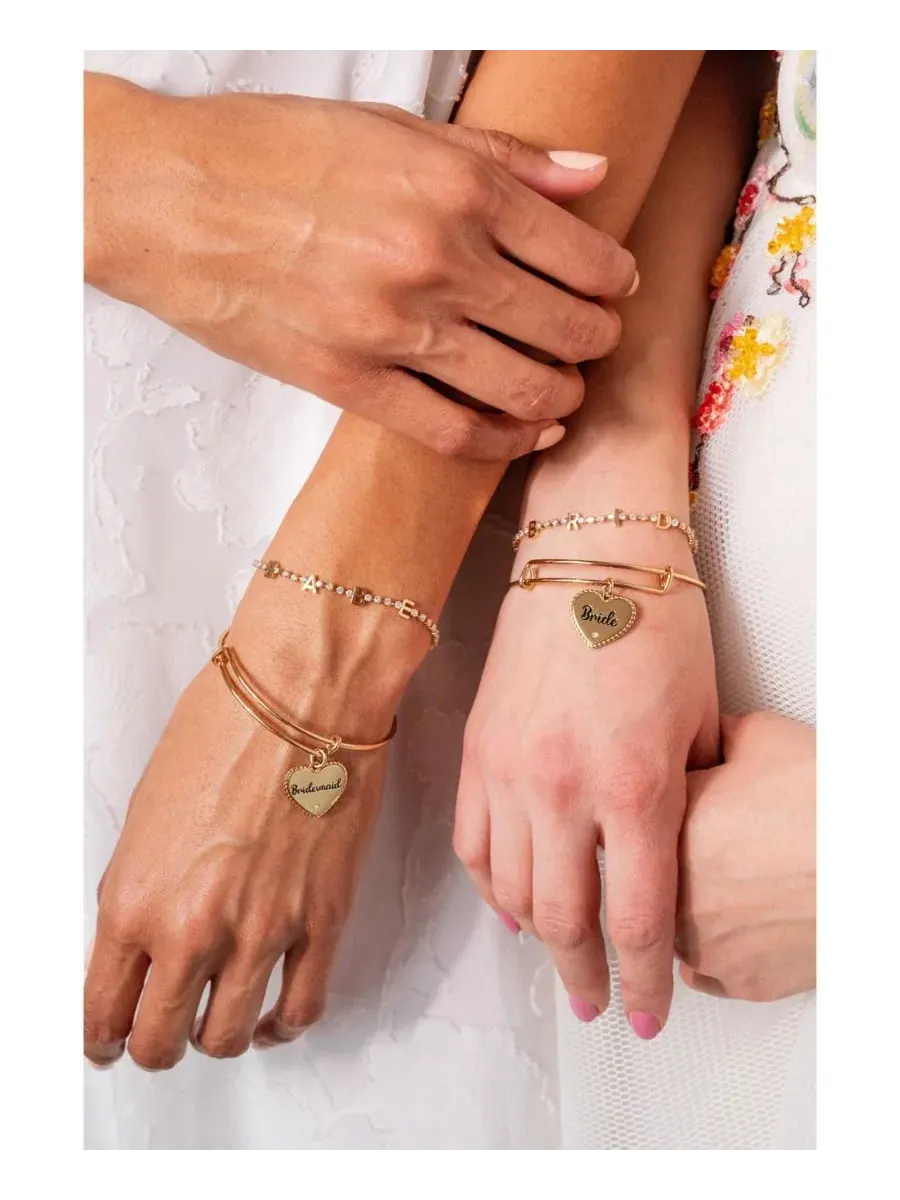 Браслет-цепочка Babe Tennis Chain Alex and Ani — изображение 3 из 3, оттенок золото