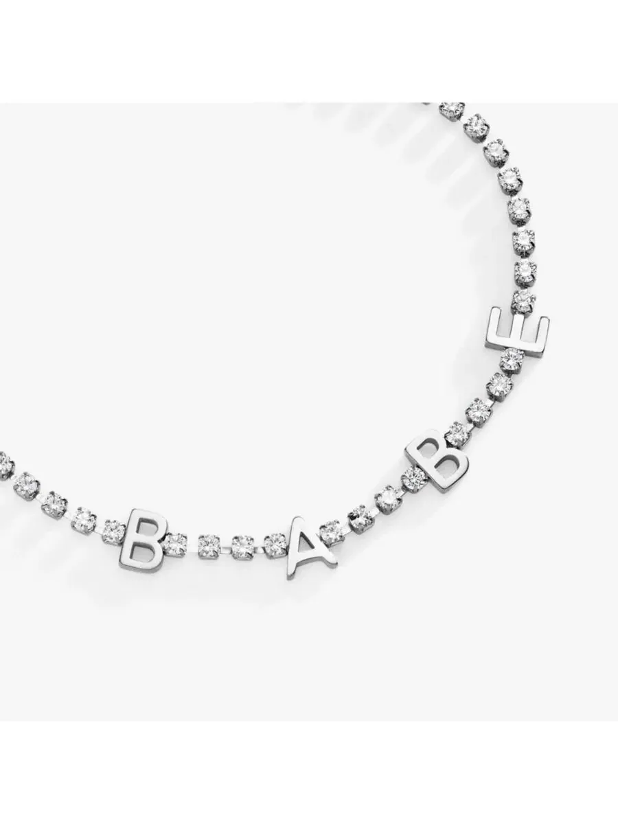 Браслет-цепочка Babe Crystal Tennis Alex and Ani — изображение 3 из 3, оттенок серебряный