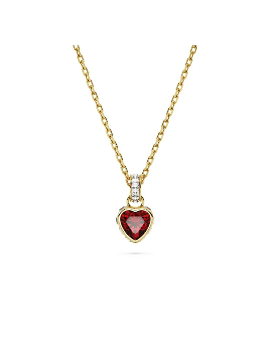 Подвеска Хрустальное сердце Stilla на колье Swarovski — изображение 1 из 4, оттенок красный