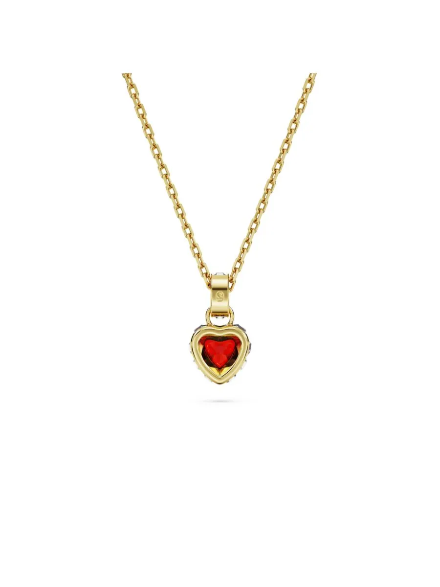 Подвеска Хрустальное сердце Stilla на колье Swarovski — изображение 2 из 4, оттенок красный