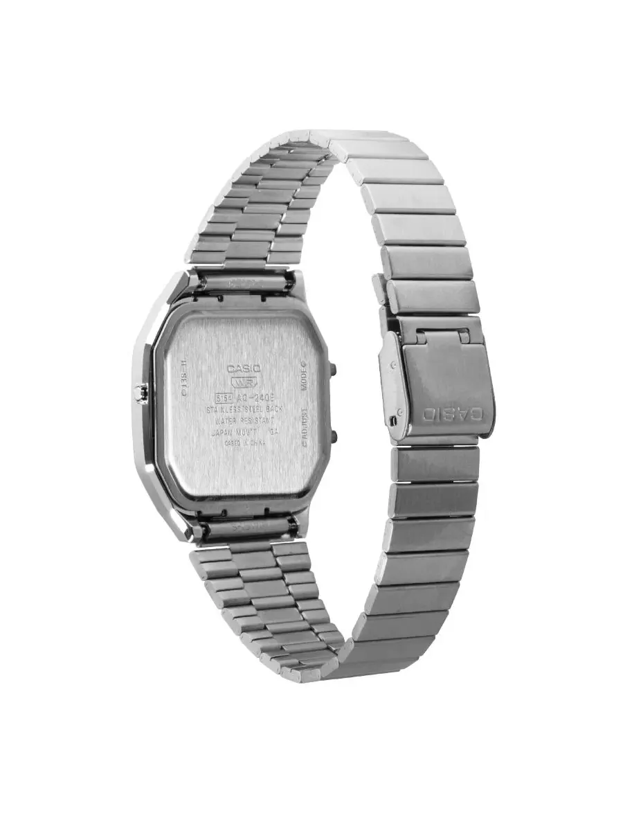 Мужские часы с аналогово-цифровым дисплеем, стальной корпус 35.8 мм Casio — изображение 2 из 3, оттенок серебряный