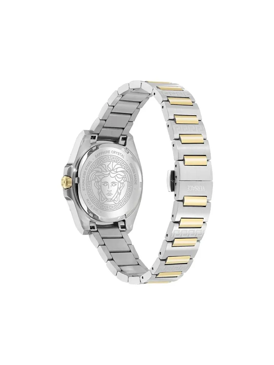 Женские часы Versace Greca Pulse, 36 мм, с браслетом из стали — изображение 3 из 4, оттенок мульти