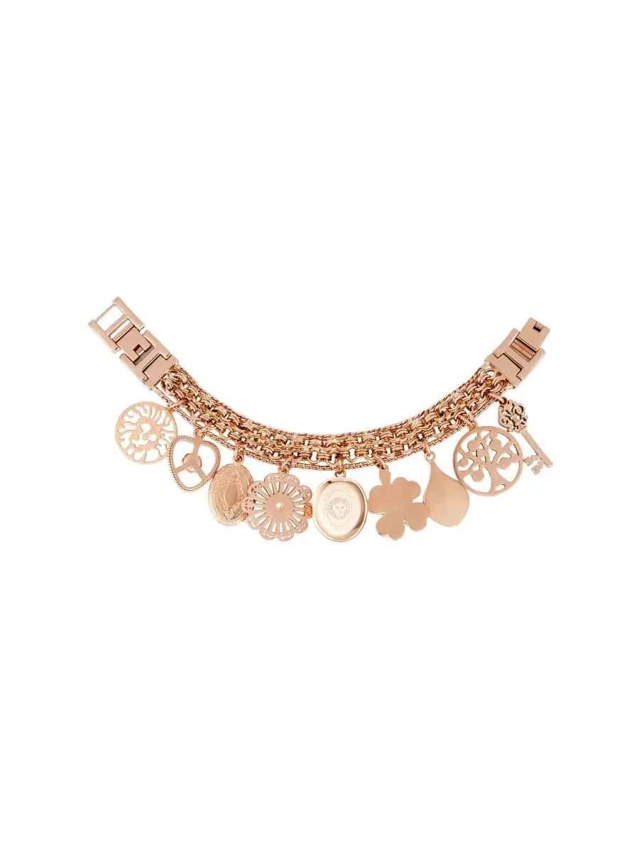 Женские часы с браслетом-цепочкой и кристаллами Anne Klein — изображение 2 из 3, оттенок розовый золотистый