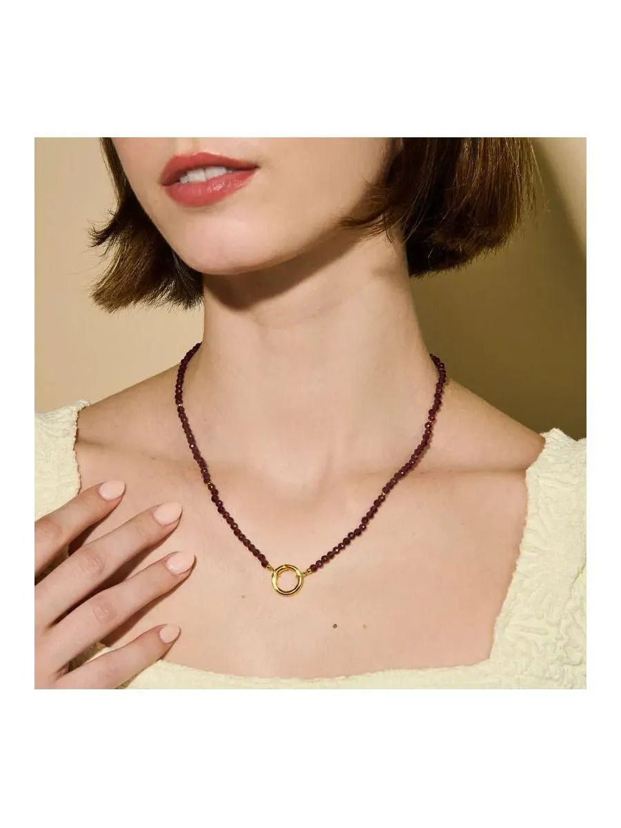Женское колье с камнем Smoky Quartz Little Sky Stone — изображение 9 из 11, оттенок коричневый