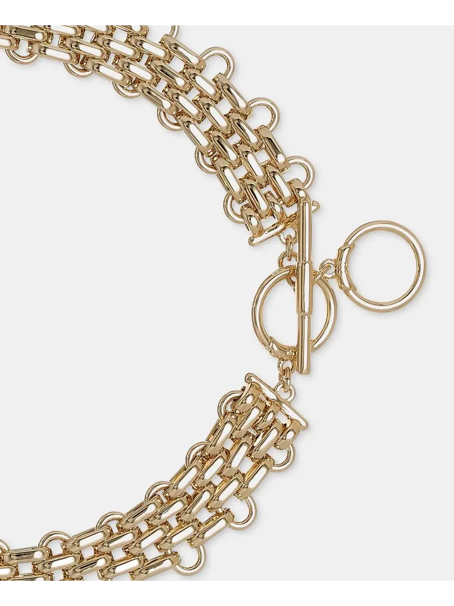 Колье-цепь Rolo Link Collar Lauren Ralph Lauren — изображение 4 из 5, оттенок золото