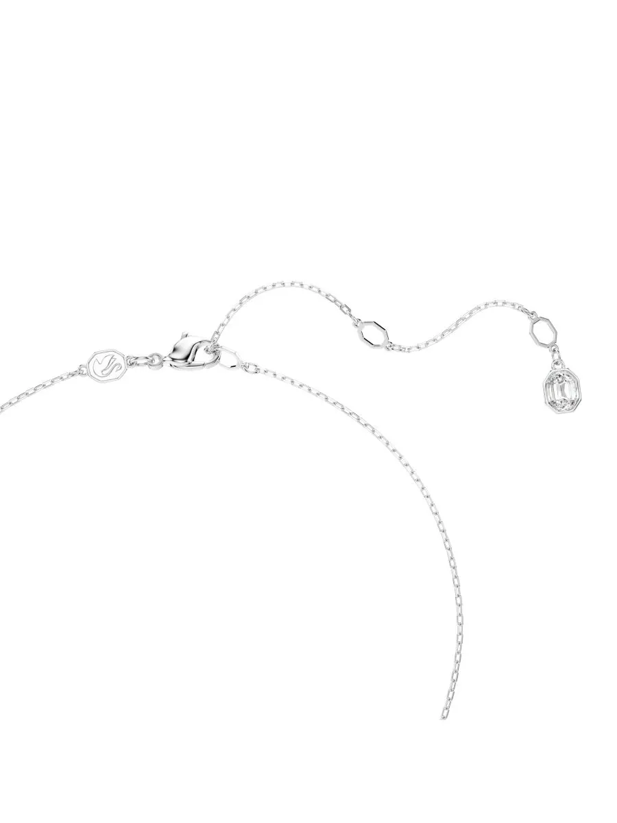 Подвеска Una Angelic с родиевым покрытием в форме буквы Y Swarovski — изображение 4 из 6, оттенок серебряный