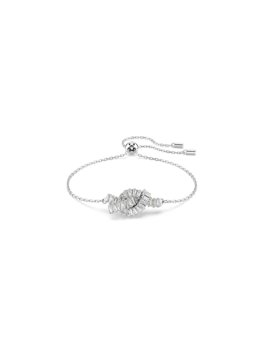 Браслет Swarovski Matrix с родиевым покрытием Swarovski — изображение 1 из 6, оттенок серебристый прозрачный