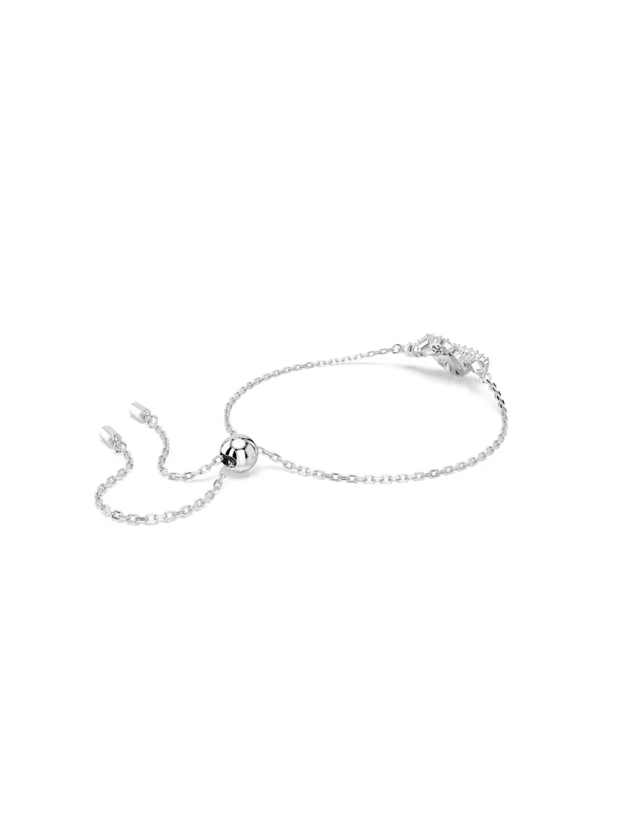 Браслет Swarovski Matrix с родиевым покрытием Swarovski — изображение 3 из 6, оттенок серебристый прозрачный