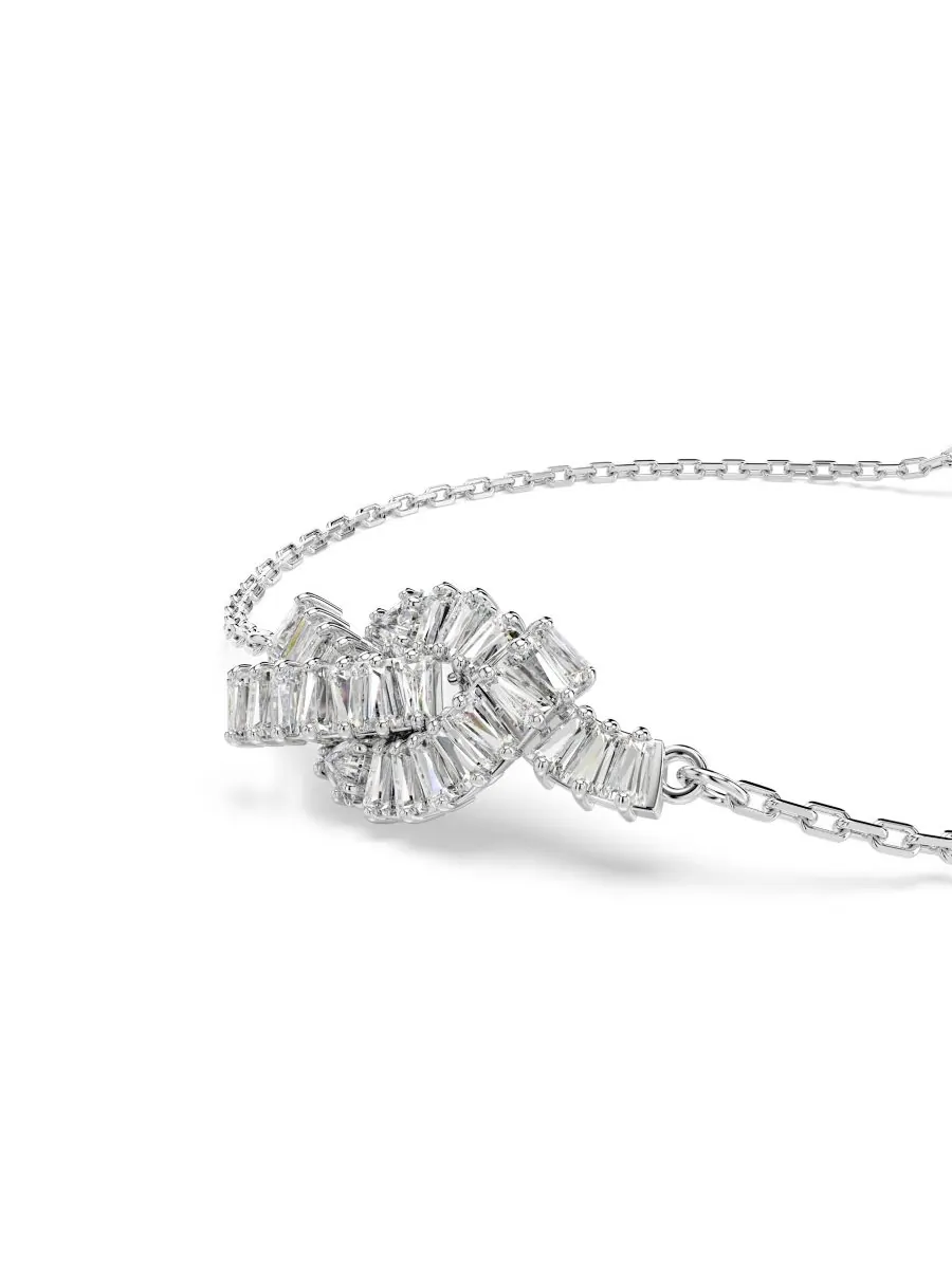 Браслет Swarovski Matrix с родиевым покрытием Swarovski — изображение 5 из 6, оттенок серебристый прозрачный