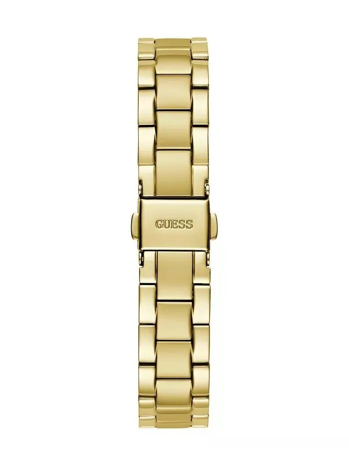 Женские аналоговые золотистые часы из нержавеющей стали, 30 мм GUESS — изображение 3 из 5, оттенок золотистый