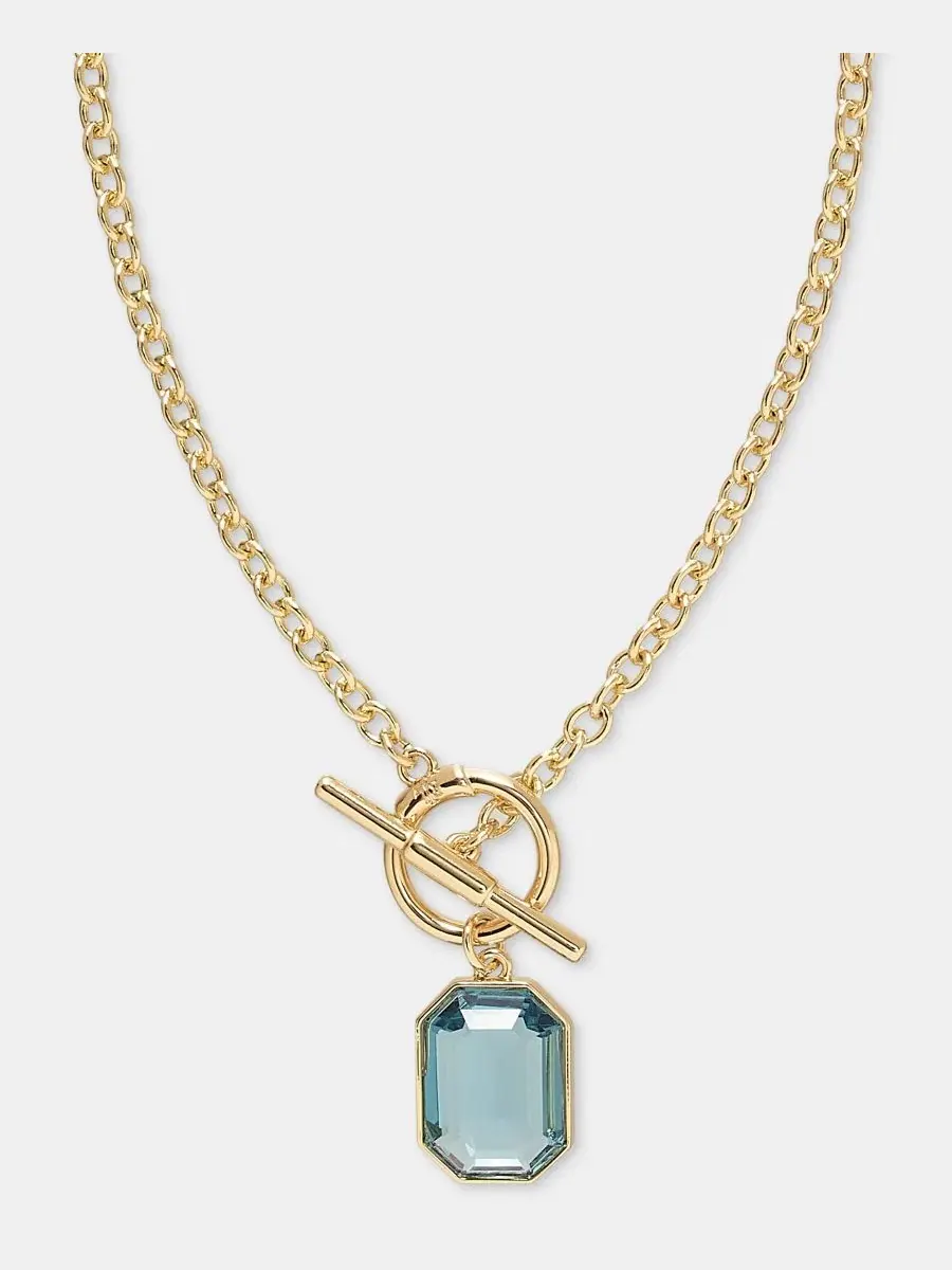 Подвеска из камня, длина 41 см Lauren Ralph Lauren — изображение 1 из 5, оттенок синий