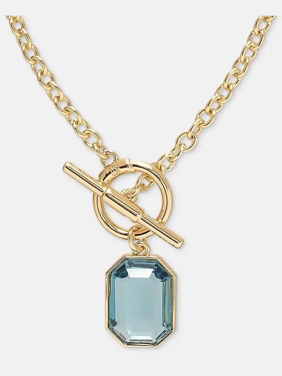 Подвеска из камня, длина 41 см Lauren Ralph Lauren — изображение 2 из 5, оттенок синий